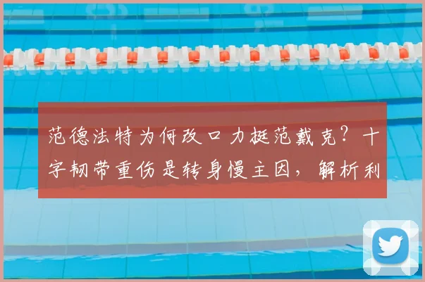 范德法特为何改口力挺范戴克？十字韧带重伤是转身慢主因，解析利物浦队长领袖价值